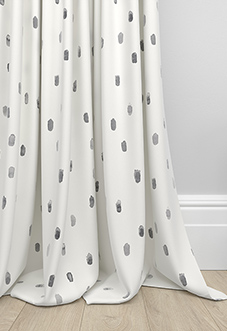 Ink Spots, Warm Grey - Made to Measure Curtains